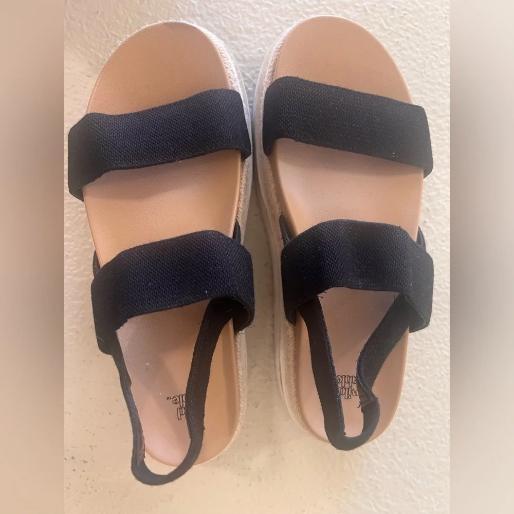 Black Platform Sandals